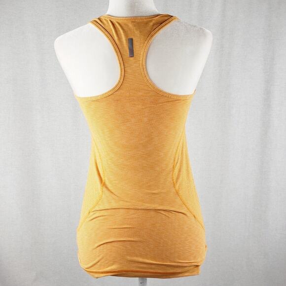 Zella orange striped racerback workout tank XS. NWOT - Picture 3 of 8